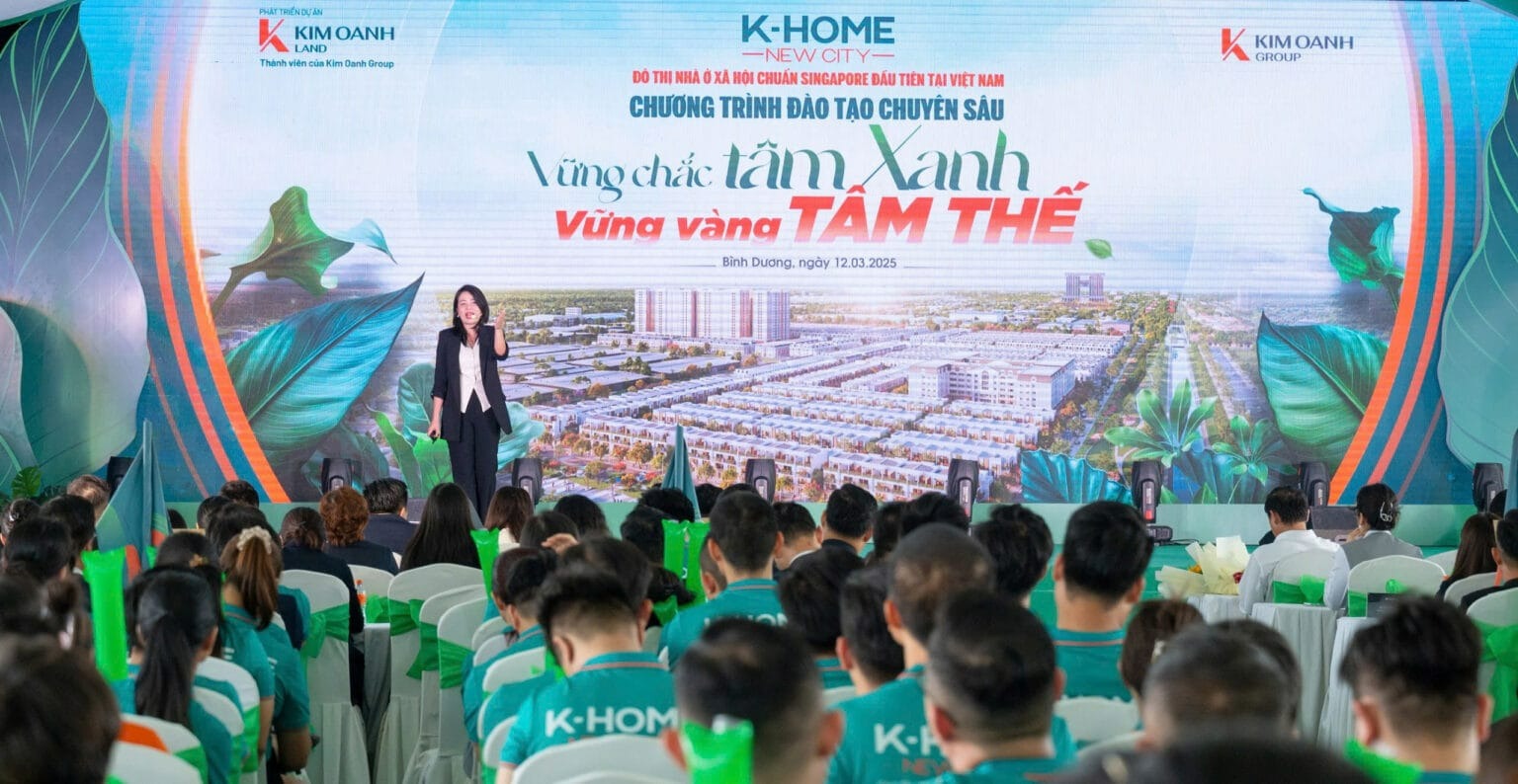 Bà Chu Hải Yến - Phó Tổng Giám đốc Kinh doanh và Tiếp thị Kim Oanh Land 